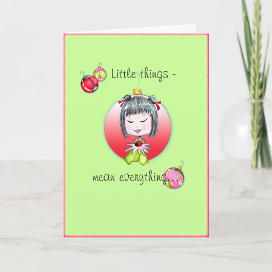 Petite version de carte de Noël de choses 1 (Devant)