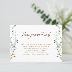 Petite Wildflower Honeymoon Fund kaart