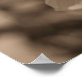 Petite zonnebloem in  sepia poster (Hoek)