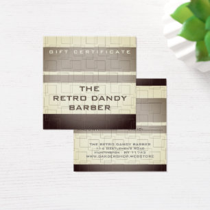 Petites bandes Brown Retro Chic Manly Barbershop