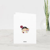 Petites cartes de Merci de pirate de bébé de (Dos)