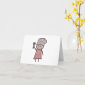 Petites cartes d'une note de chef (Fleur jaune)