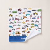 Petites choses qui déplacent les voitures Motif (Gant de toilette)