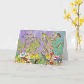 Petites créatures Cartes de voeux (Fleur jaune)