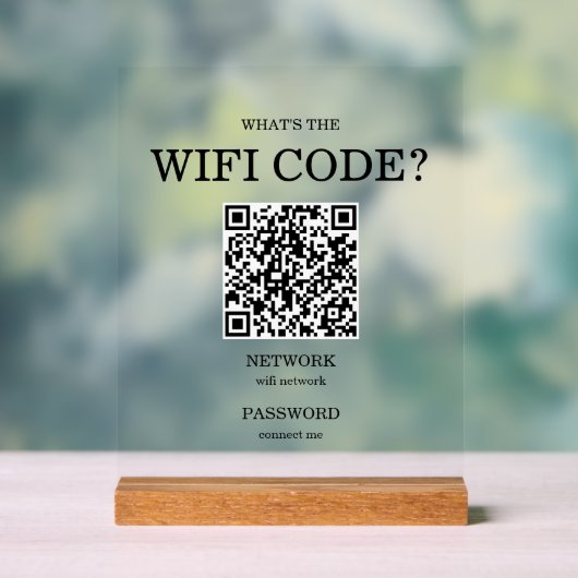 Petites entreprises Qu'est-ce que le code QR Wifi (Neutre)
