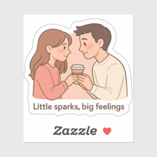 Petites étincelles - Sticker à look propre