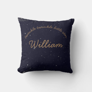 Petites étoiles scintillantes coussin personnalisé