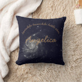 Petites étoiles scintillantes coussin personnalisé (Couverture)