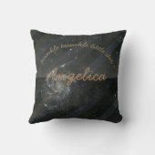 Petites étoiles scintillantes coussin personnalisé (Verso)