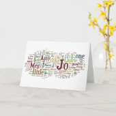 Petites femmes - Louisa peut carte de mots de (Fleur jaune)