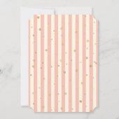 Petites filles lapin Invitation Baby shower de Pâq (Dos)