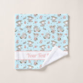 Petites Filles Lisant Des Livres Idées Cadeaux (Gant de toilette)