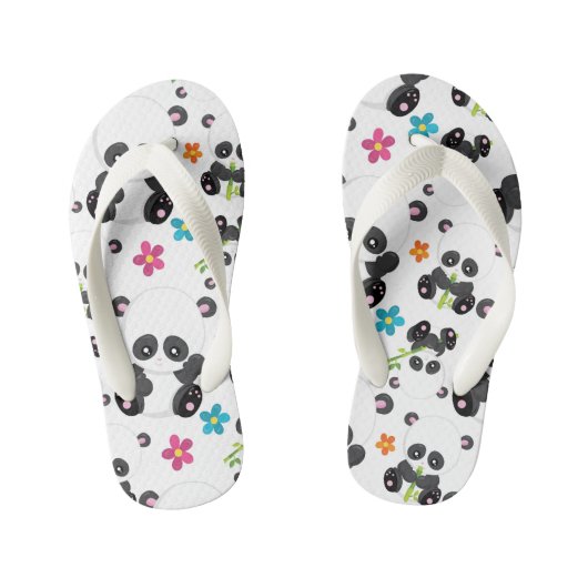 Petites filles panda ours tongs (Semelle)
