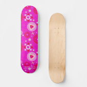 PETITES FILLES ROCK PRO SKATEBOARD - CHAUD ROSE FU (Recto)