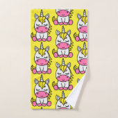 Petites filles Unicorn Pony (Serviette à main)