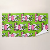 Petites filles Unicorn Pony (Serviette de bain)