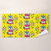 Petites filles Unicorn Pony (Serviette de bain)
