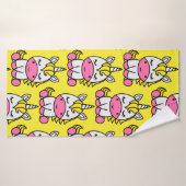 Petites filles Unicorn Pony (Serviette de bain)