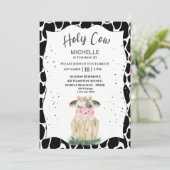 Petites filles Vache Sainte Invitation de fête d'a (Debout devant)