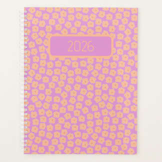Petites fleurs de pêcher sur fond rose