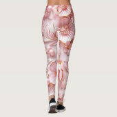 Petites fleurs douces en Leggings roses (Dos)