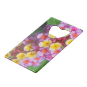 Petites fleurs tropicales roses et violettes jaune (Devant Angle)