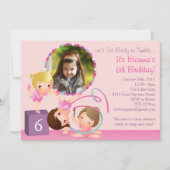 Petites gymnases - Gymnastique Invitation d'annive (Devant)