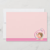 Petites gymnases - Gymnastique Invitation d'annive (Dos)