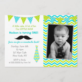Petites invitations d'anniversaire d'homme de