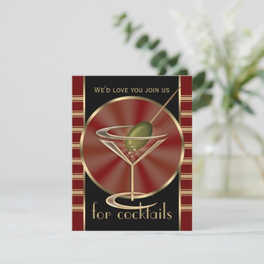 Petites invitations de cocktail (Debout devant)