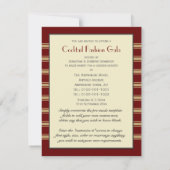 Petites invitations de cocktail (Dos)