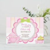 Petites invitations de fête d'anniversaire de (Debout devant)