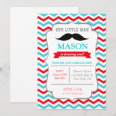 Petites invitations de fête d'anniversaire d'homme (Devant / Derrière)