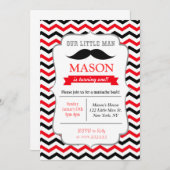 Petites invitations de fête d'anniversaire d'homme (Devant / Derrière)