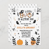 petites invitations de grossesse pour bébé (Devant / Derrière)