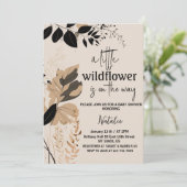 petites invitations fleurs sauvages pour la douche (Debout devant)