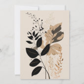 petites invitations fleurs sauvages pour la douche (Dos)