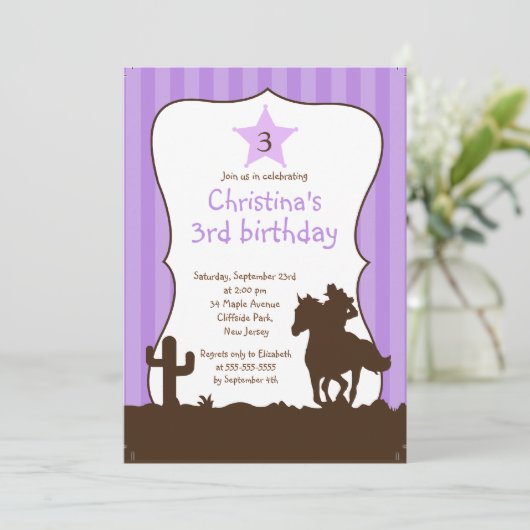 Petites invitations mignonnes de fête (Debout devant)