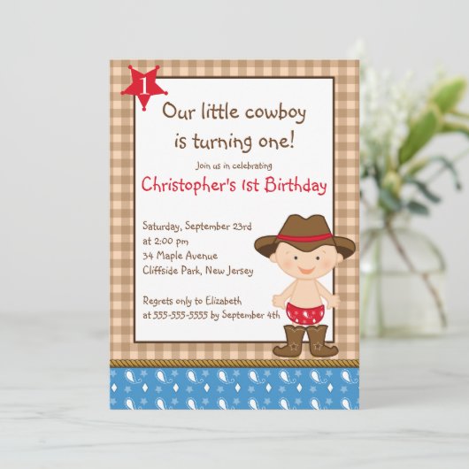 Petites invitations mignonnes de fête (Debout devant)