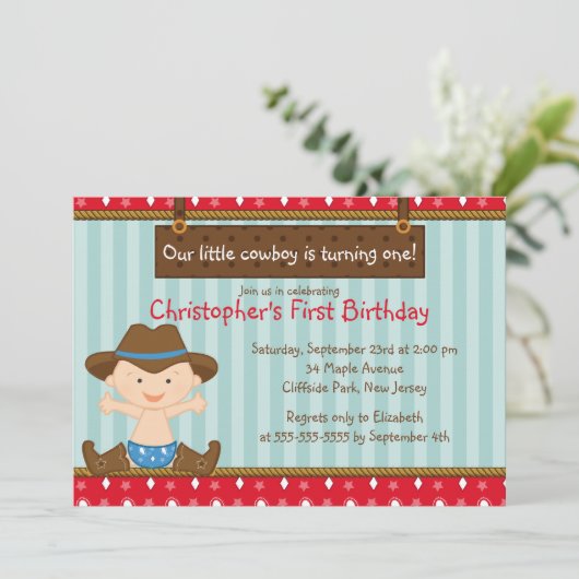 Petites invitations mignonnes de fête (Debout devant)