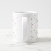 Petites libellules sur blanc Grande Mug 15oz (Dos)
