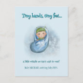 Petites mains, petits pieds - faire-part de grosse (Devant)