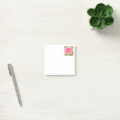 Petites notes de post-it de rose gigantesque (Bureau)