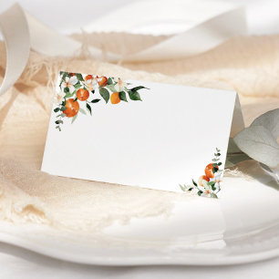 Petites oranges cuites cartes