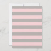 Petites Ours De Lit Filles Baby shower Invitation (Dos)