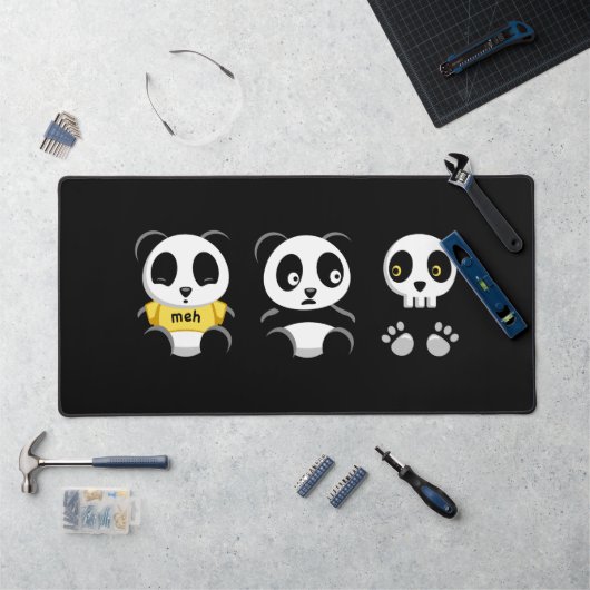 Petites pandas dans l'obscurité (Poste de travail)