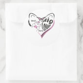 Petites Portes, Grand Amour. Autocollant (Sac)