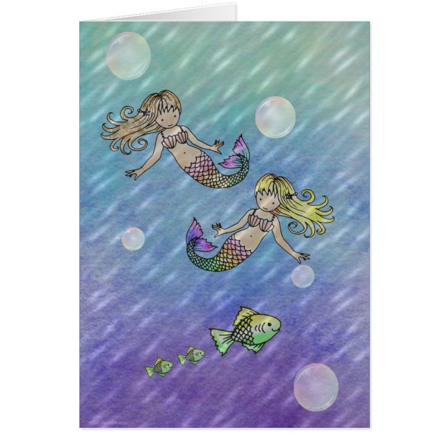 Petites Sirènes Carte par Molly Harrison (Devant)