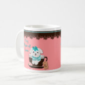 Petites tasses de Mug d'amour maltais (Devant gauche)