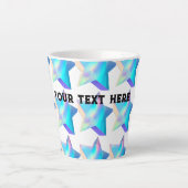 Petites tasses en latte, 12 oz tasses en latte de  (Devant)